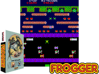 Frogger (Coin Music, bootleg on Scramble hardware)