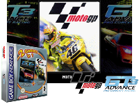 2 Games in 1 : Moto GP + GT Advance 3, Pro Concept