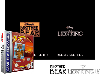 2 Games in 1 : Brother Bear + The Lion King