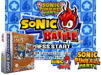 2 Games in 1 : Sonic Battle + Sonic Pinball Party