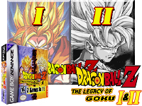 2 Games in 1 - Dragon Ball Z - The Legacy of Goku I & II